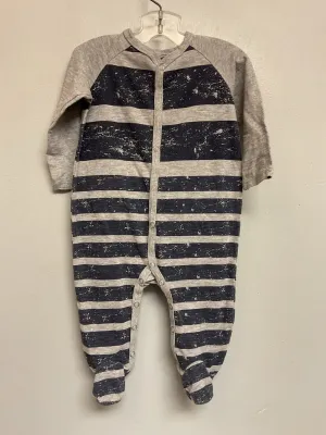 7 for all mankind Size 3M Gray & Navy Stripe Infant Boys Jumpsuits & Coveralls