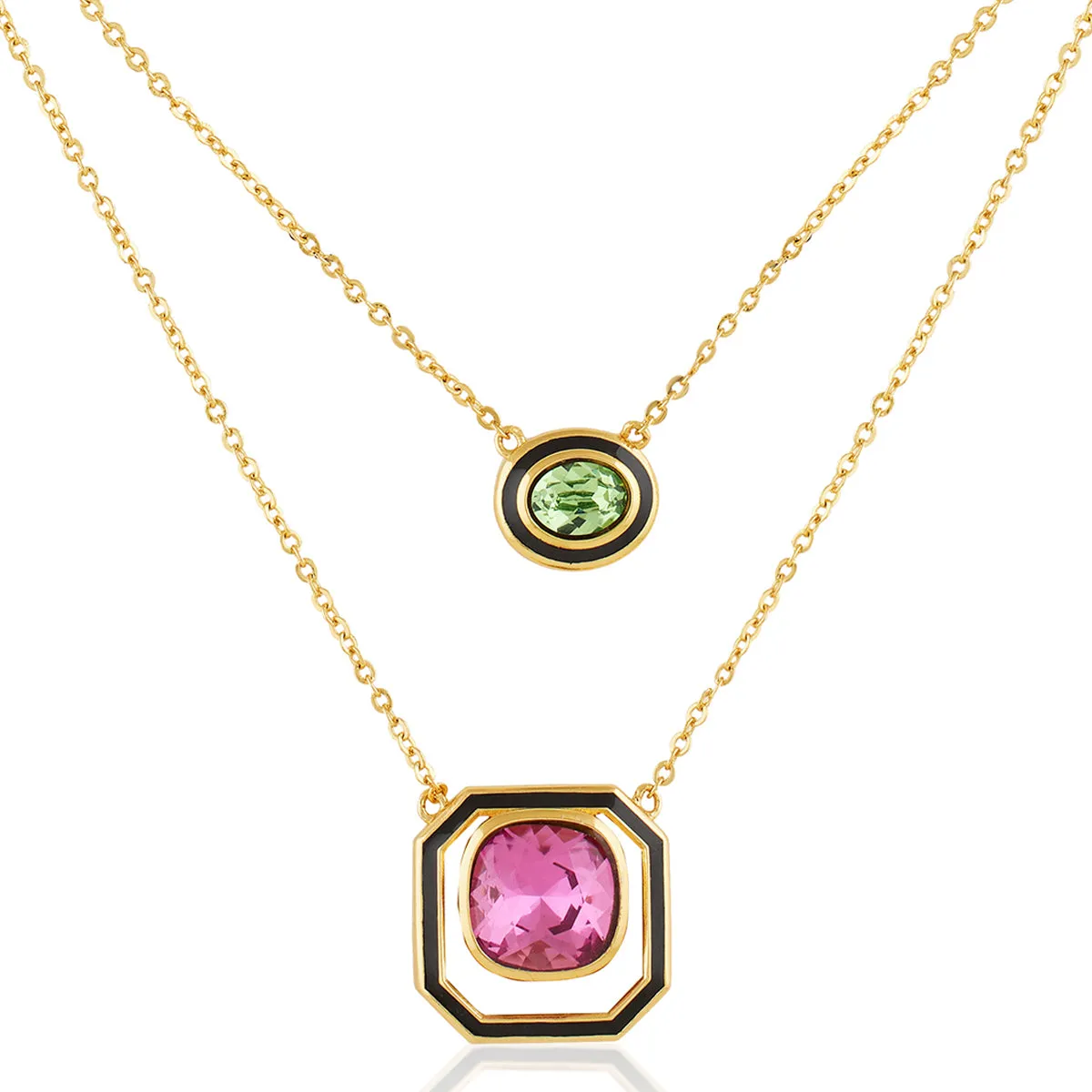 Amethyst Tides Layered Necklace