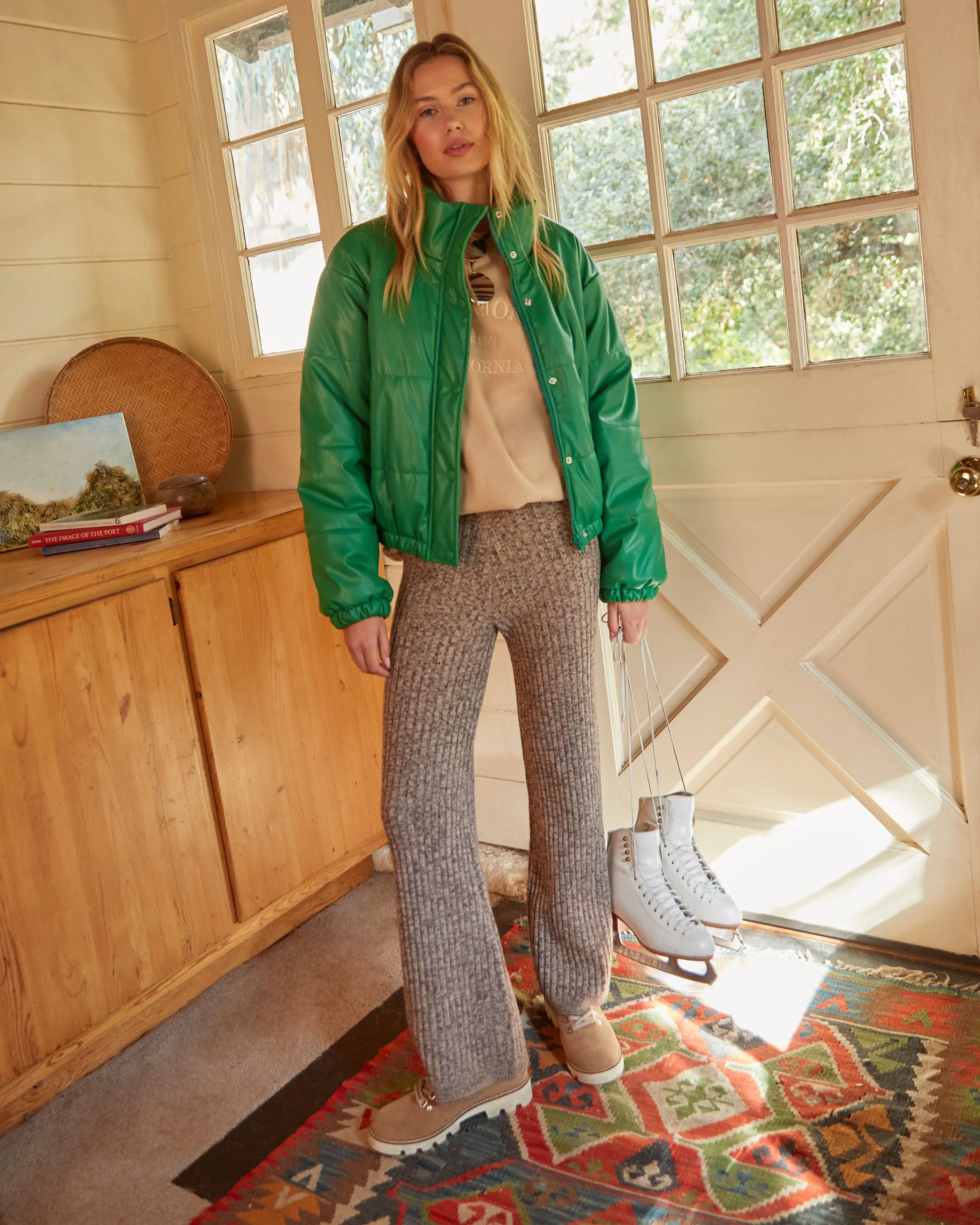 Angeline Knit Wide Leg Pants