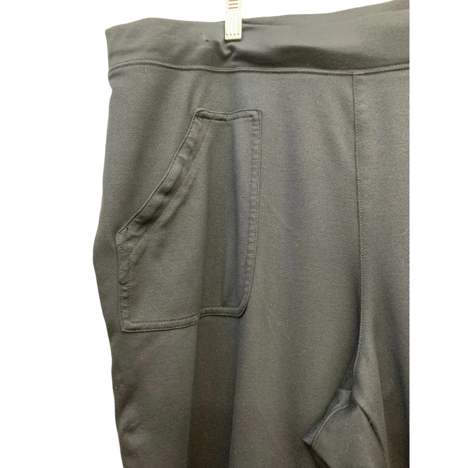 Anthropologie Maeve Knit Flare Pants  black SZ 3X