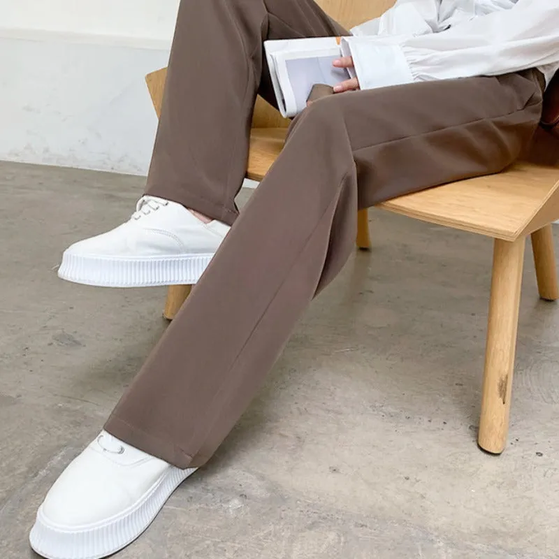 Casual Wide Leg Loose Fit High Waist Pants For Females
