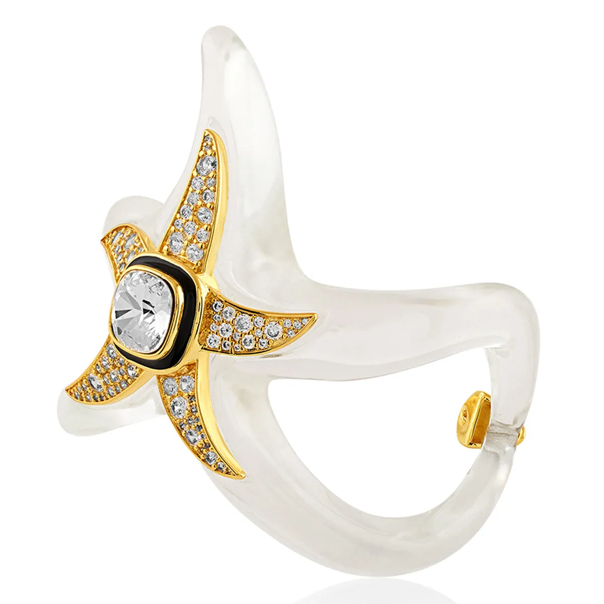Clear Core Starfish Cuff