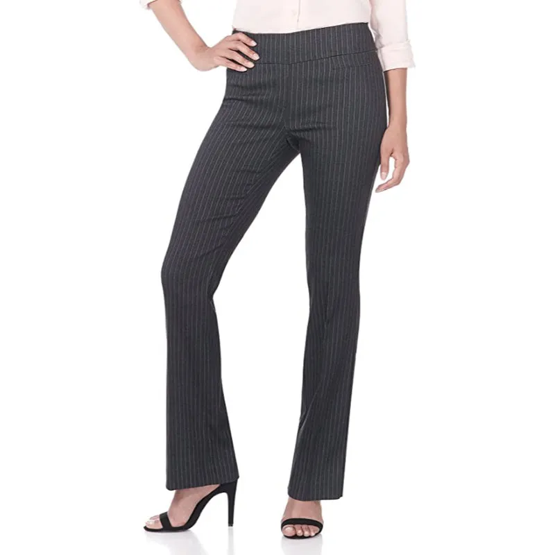Comfort Bootcut Pant With Pressed Leg Crease For Women