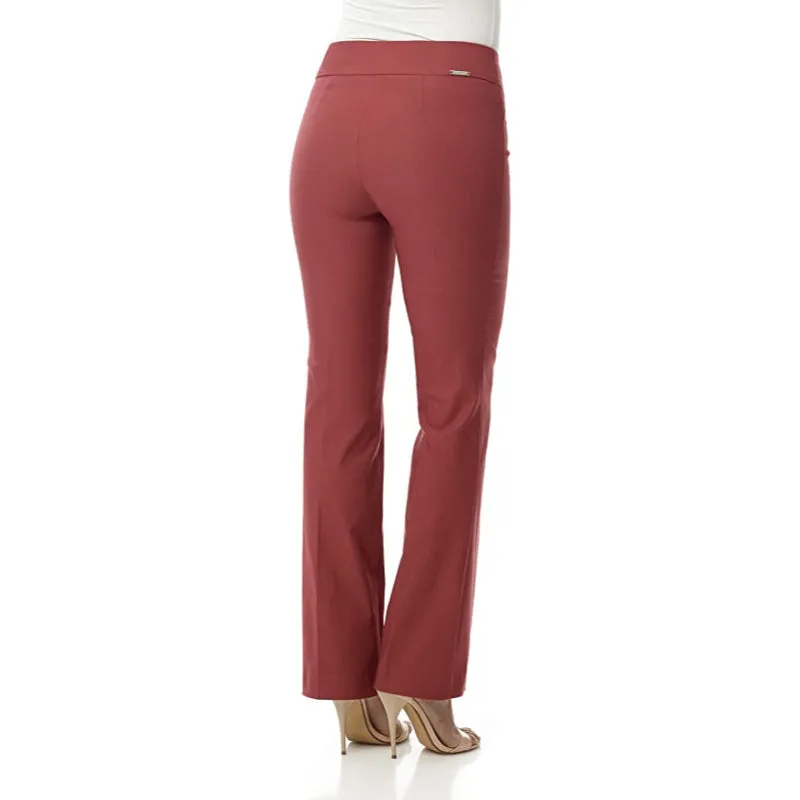 Comfort Bootcut Pant With Pressed Leg Crease For Women