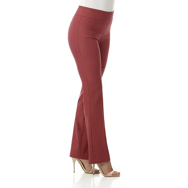 Comfort Bootcut Pant With Pressed Leg Crease For Women