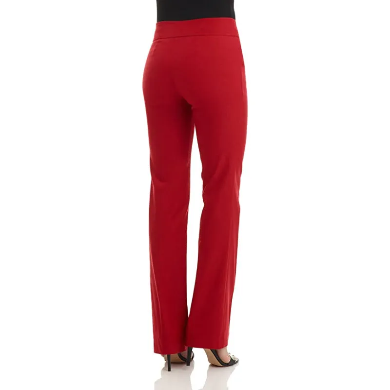 Comfort Bootcut Pant With Pressed Leg Crease For Women