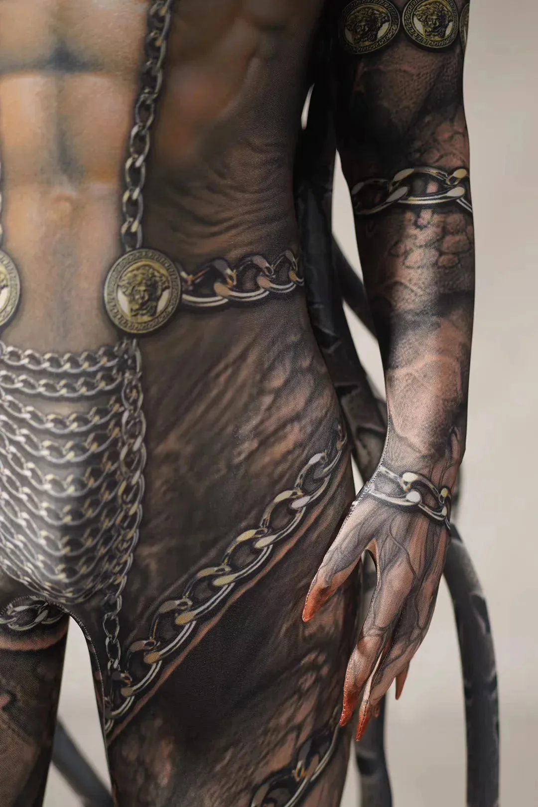 cosplay Halloween horror thriller alien serpentine lifelike jumpsuit