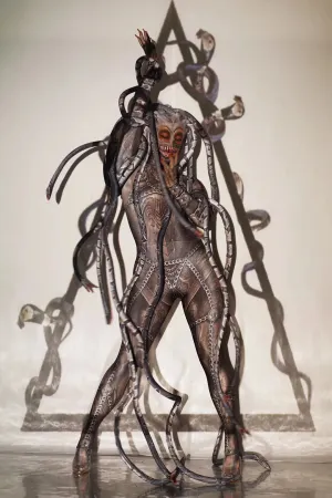 cosplay Halloween horror thriller alien serpentine lifelike jumpsuit
