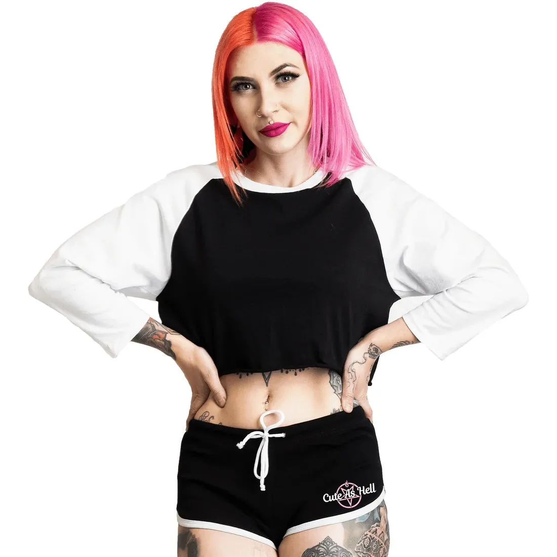 Cute As Hell Pentagrams Black Dolphin Hot Shorts