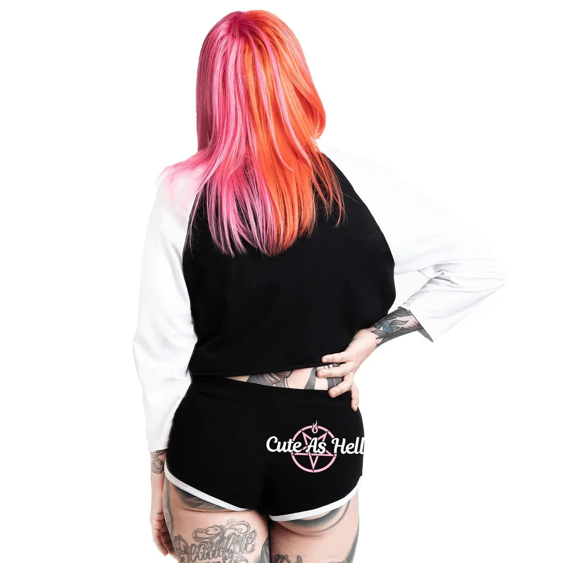 Cute As Hell Pentagrams Black Dolphin Hot Shorts
