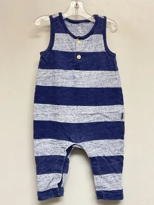 Gap Size 6M Blue Stripe Cotton Infant Boys Jumpsuits & Coveralls