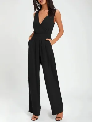 Jumpsuit Office Lady Loose Jumpsuits JVOQX3