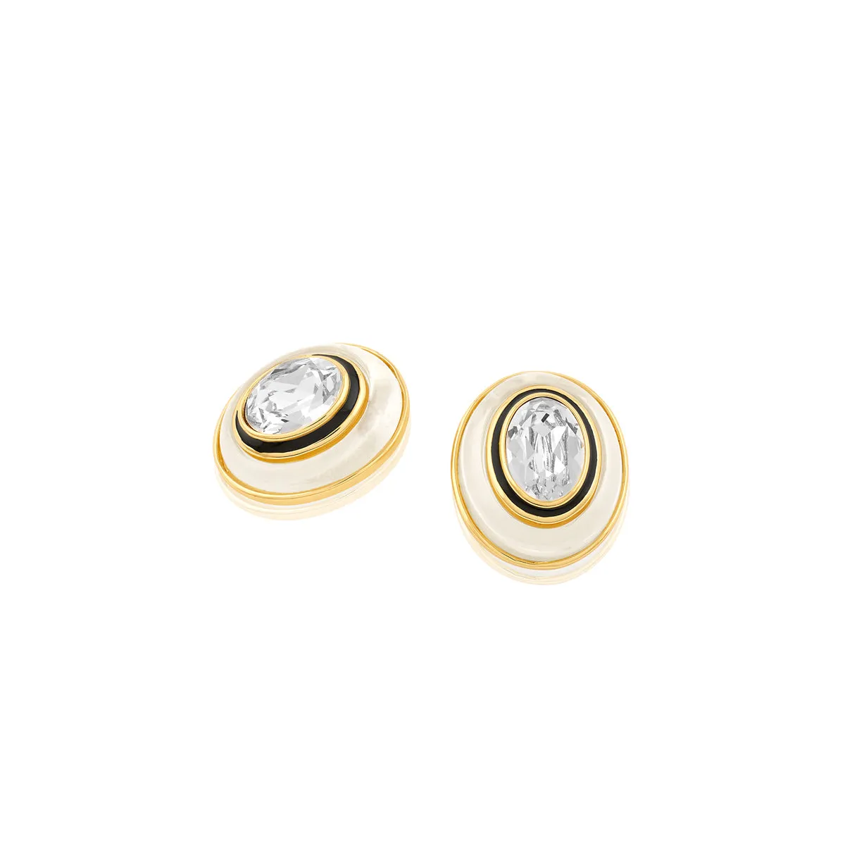Oceanus Button Earrings