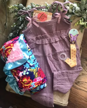 Plum Muslin Jumpsuit