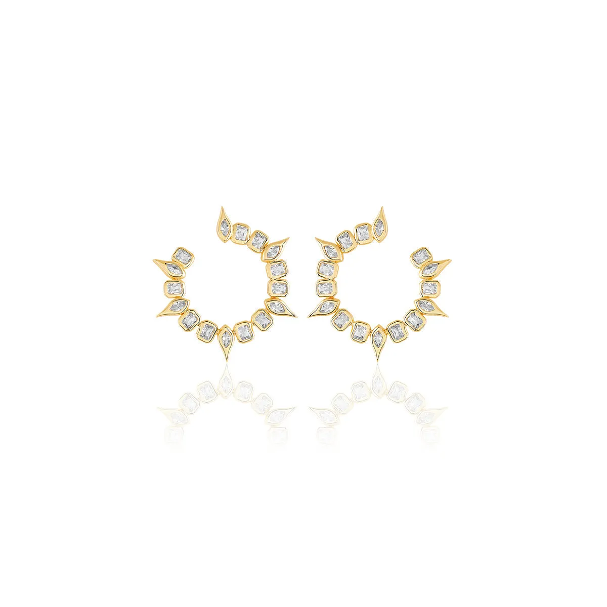 Tenniscore Spiral Studs