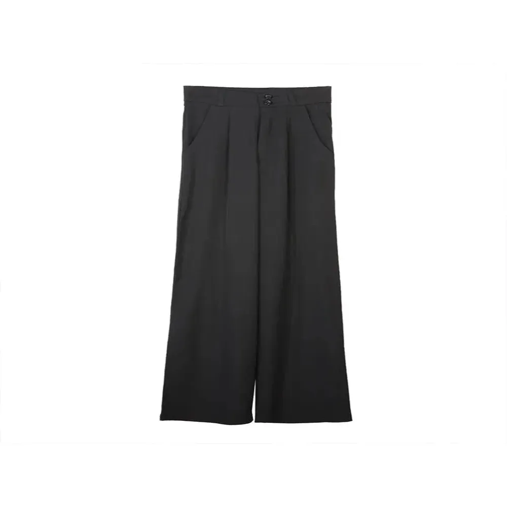 Thin Fabric Classics Straight High Waist Pants