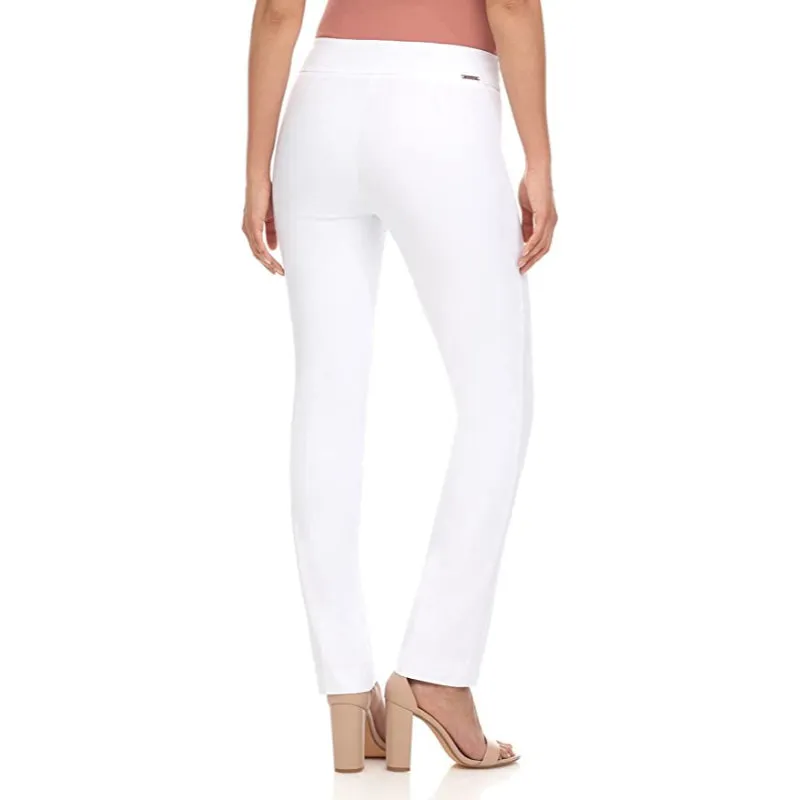 Women Ease Into Comfort Straight Leg Pant With Tummy Control