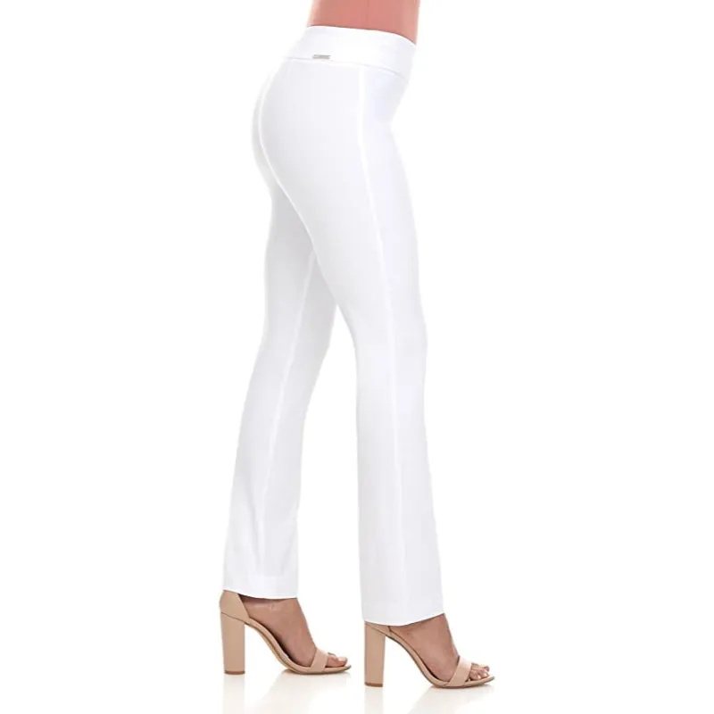 Women Ease Into Comfort Straight Leg Pant With Tummy Control