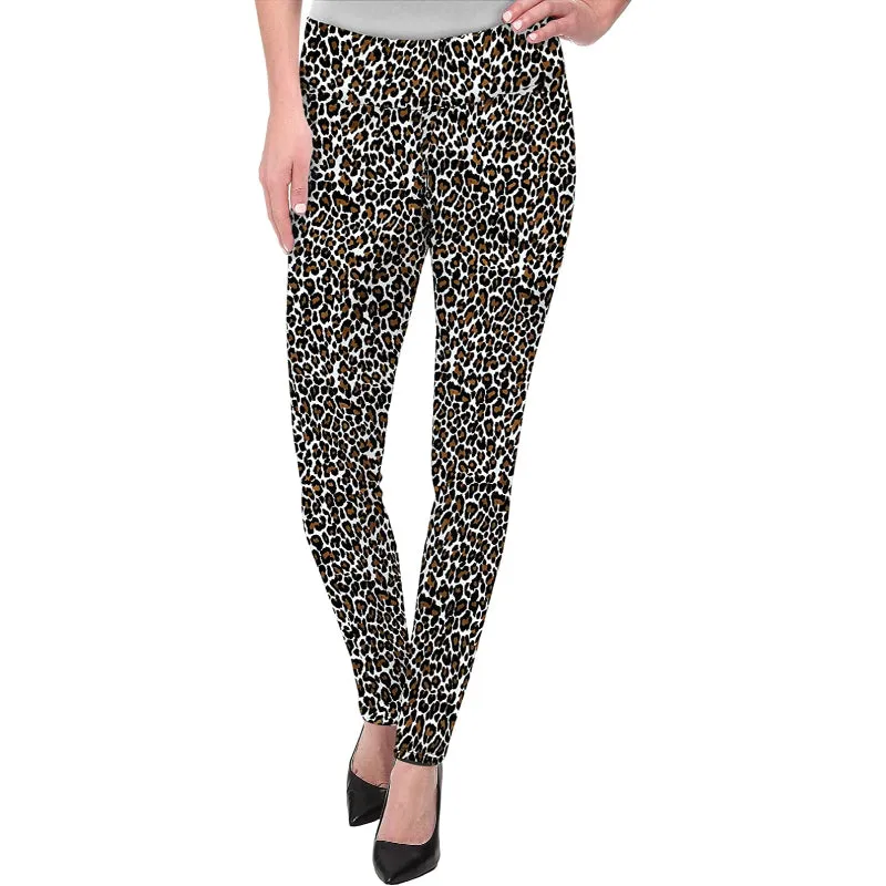 Women's Skinny Trousers With Print