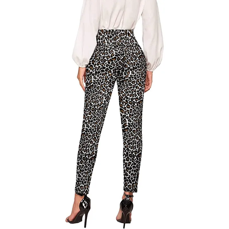 Women's Skinny Trousers With Print