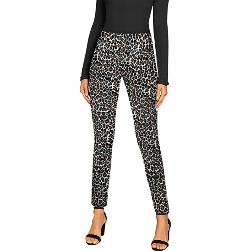 Women's Skinny Trousers With Print